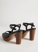 Dual Strap Platform Heel (WW