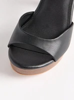 Dual Strap Platform Heel (WW