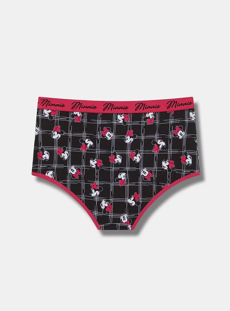 Minnie Mouse Cotton Mid-Rise Brief Panty