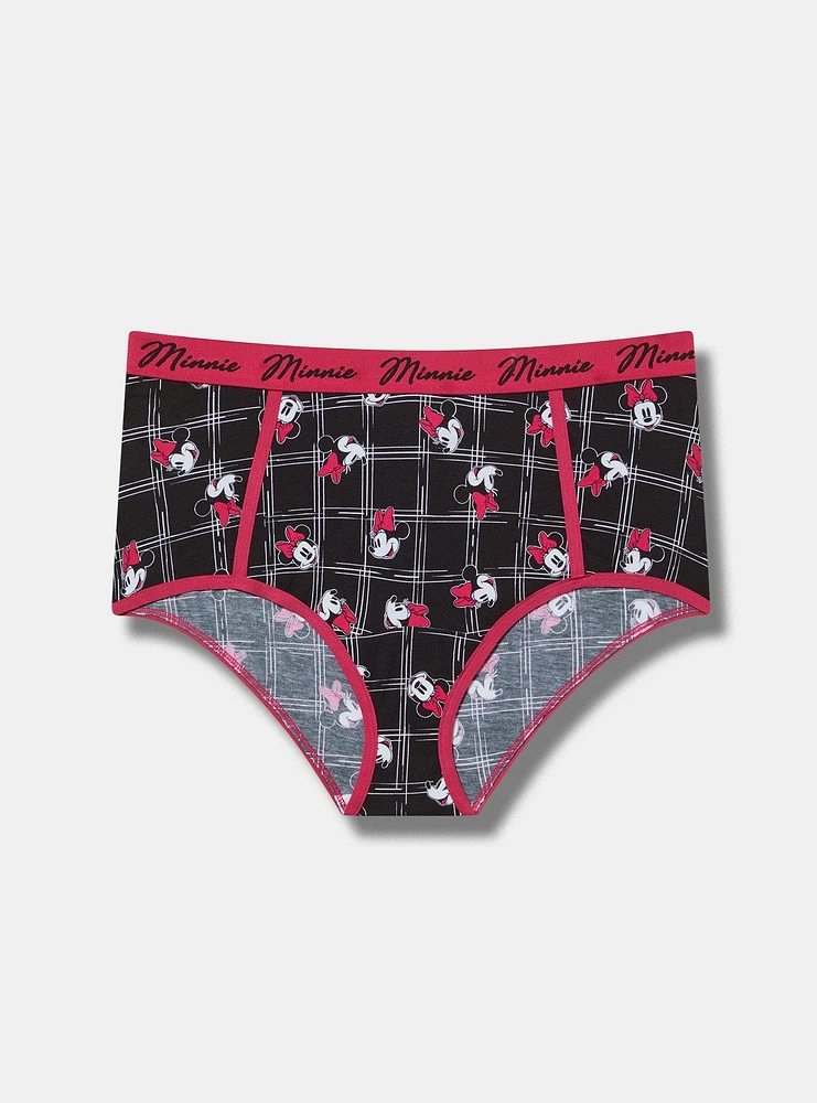 Minnie Mouse Cotton Mid-Rise Brief Panty