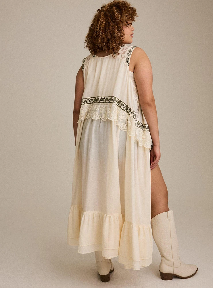 Festi Maxi Lace Kimono