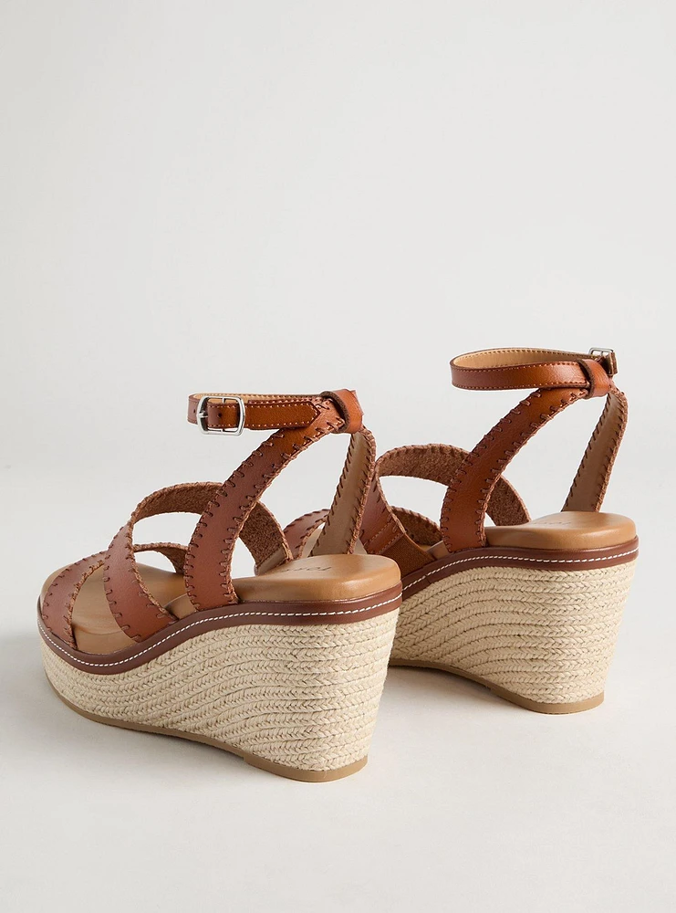 Whipstitch Double Band Wedge (WW