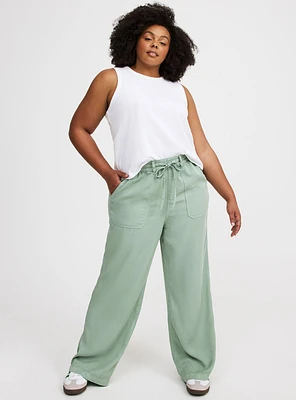 Pull-On Wide Leg Pant