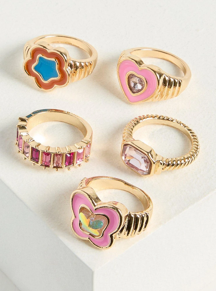 Butterfly Ring Set