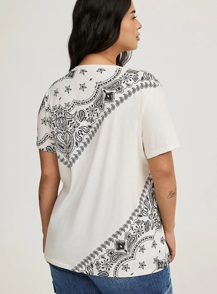 Punk Paisley Classic Crew Tee