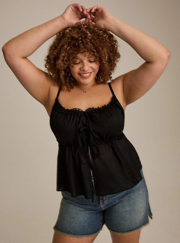 Festi Tie-Front Cami