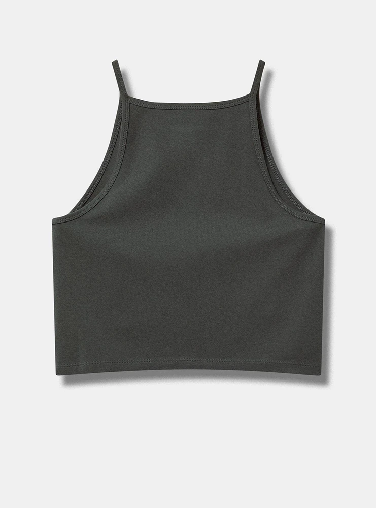 Symbols Foxy High Neck Crop Tank