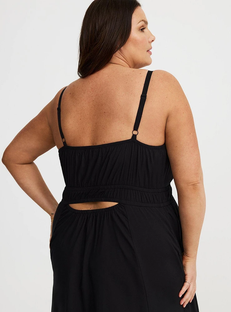 Midi V-Neck Dress