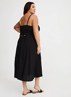 Midi V-Neck Dress