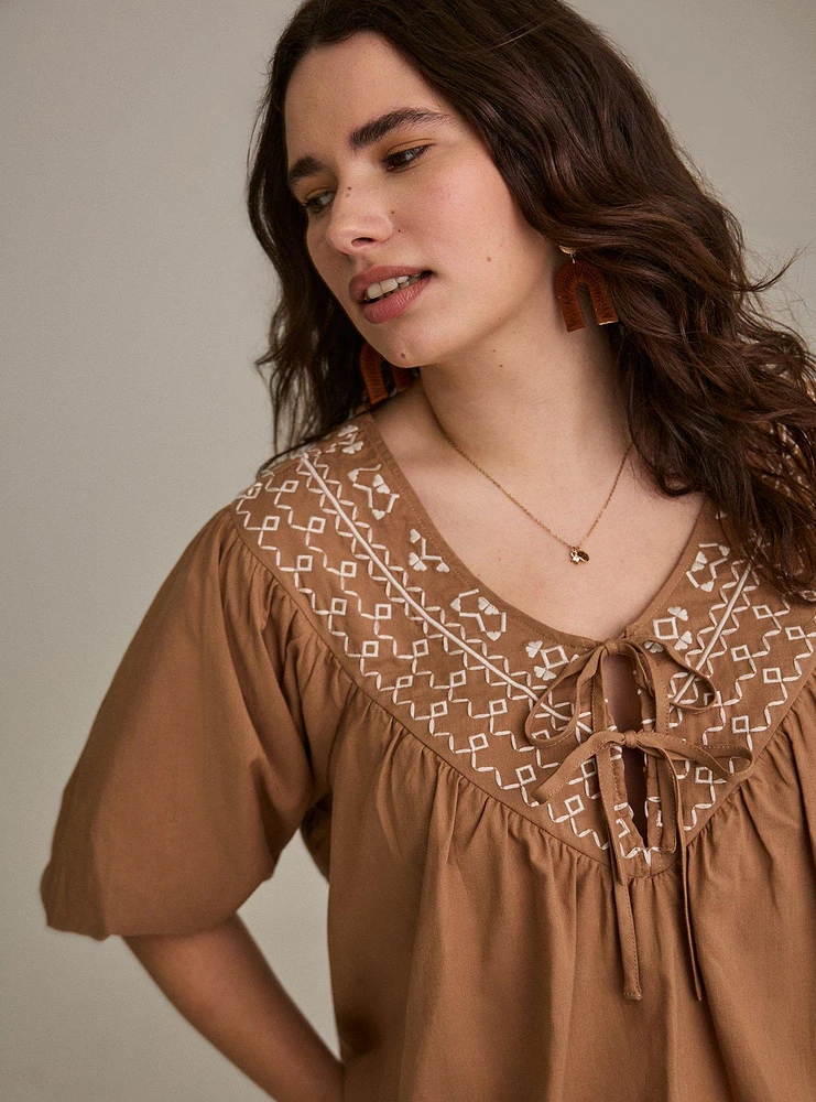 Festi Bubble Crop Top