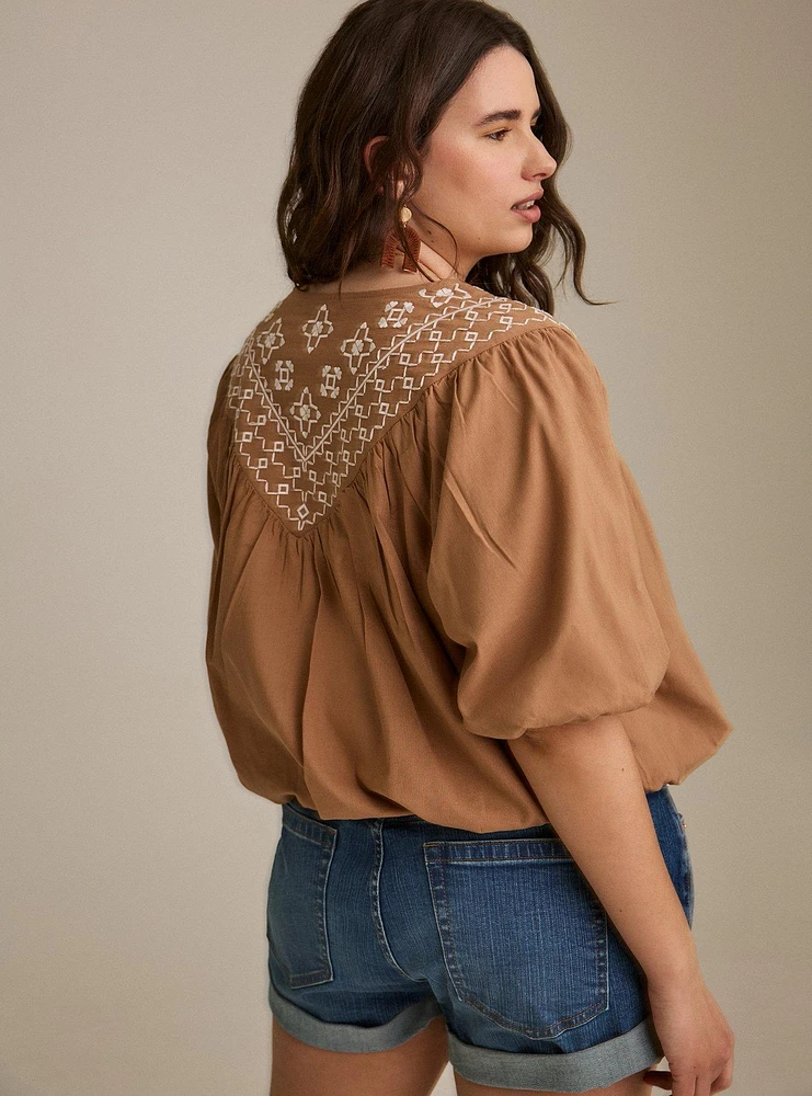 Festi Bubble Crop Top