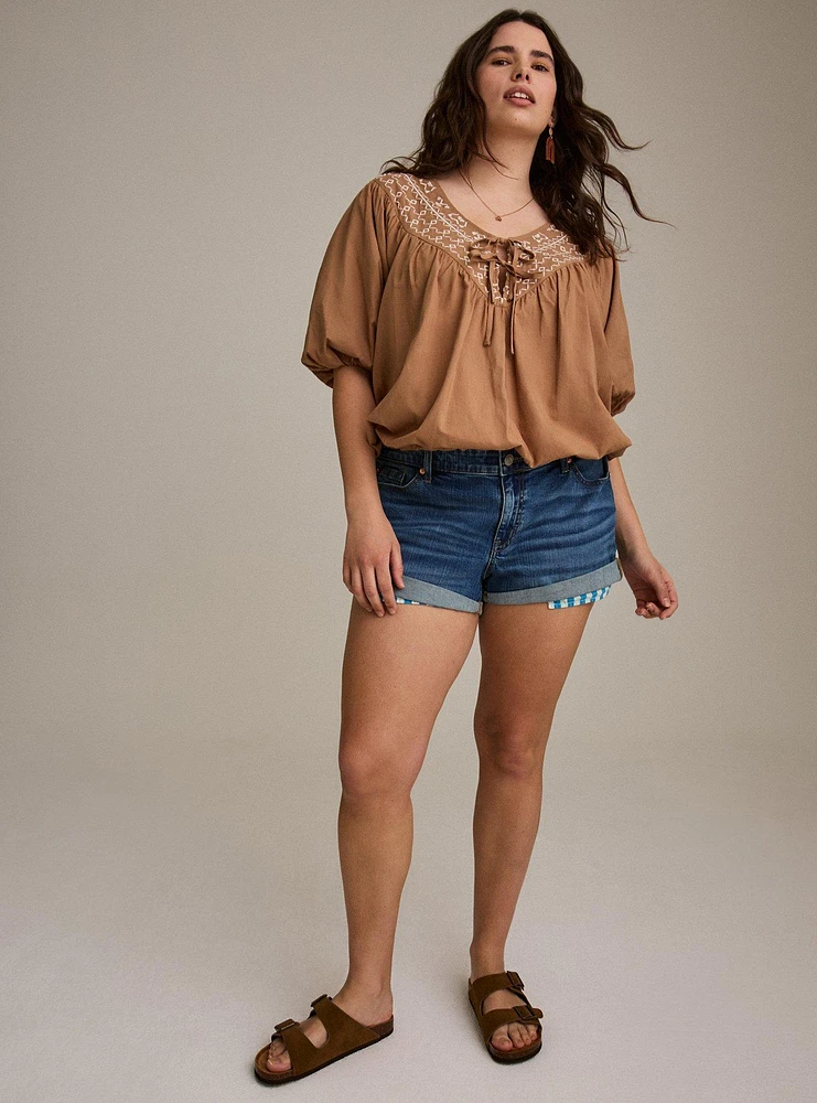 Festi Bubble Crop Top