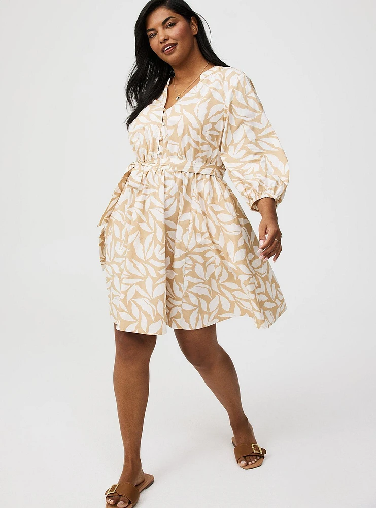 Peasant Skater Mini Dress