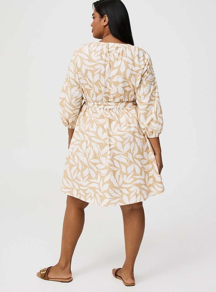 Peasant Skater Mini Dress