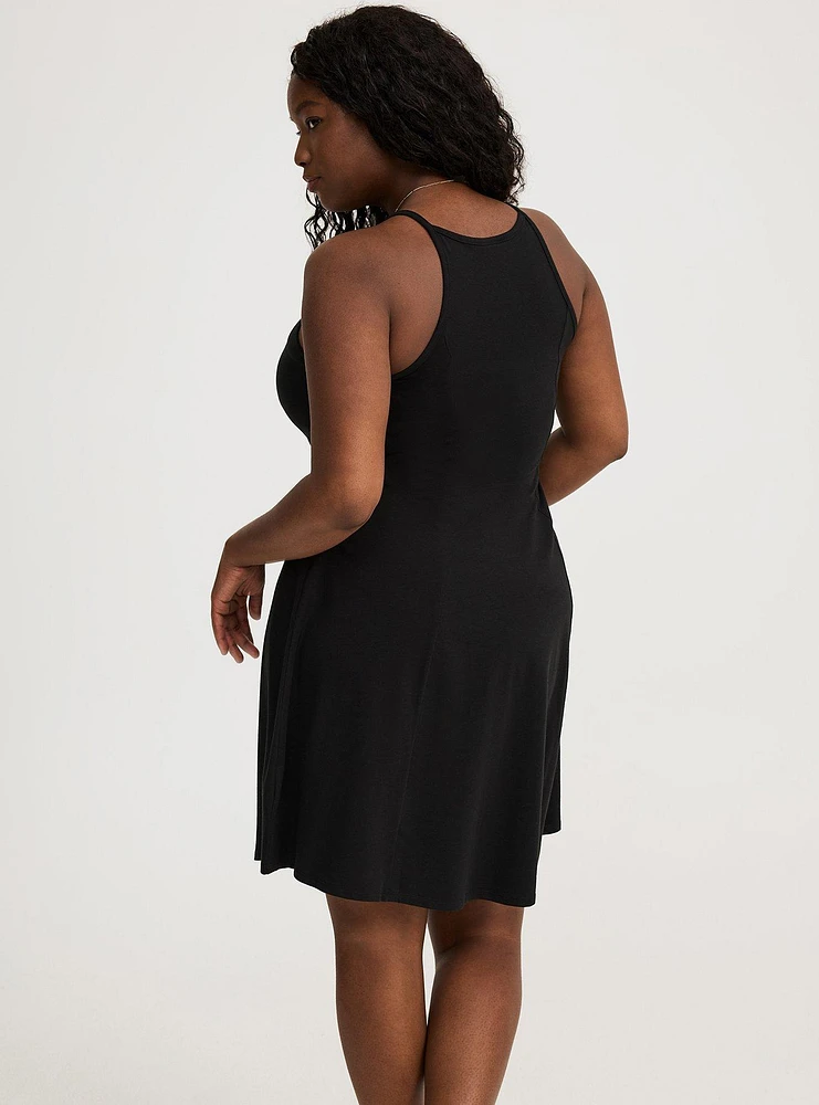 Goddess Trapeze Mini Dress