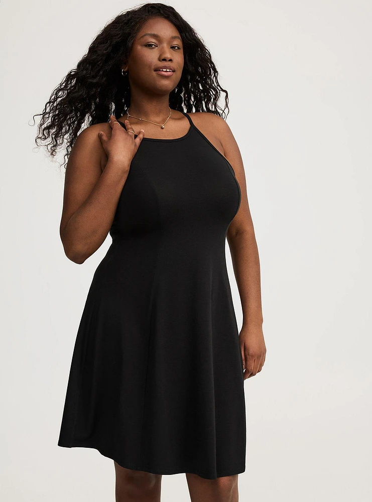 Goddess Trapeze Mini Dress