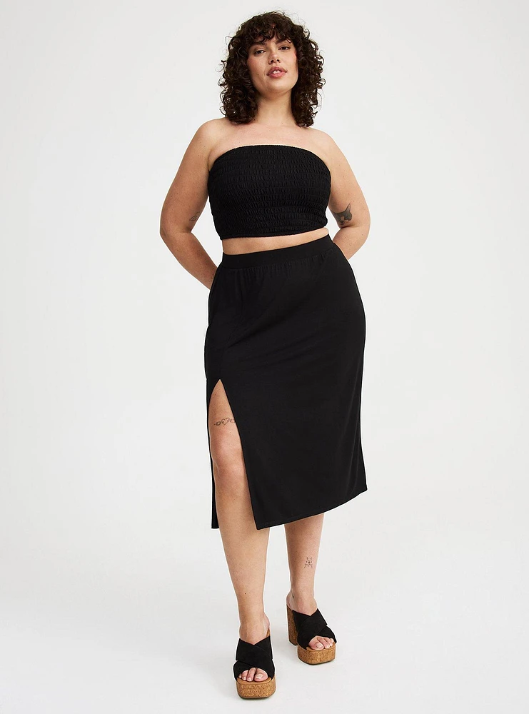 Tube Top & Midi Skirt Set