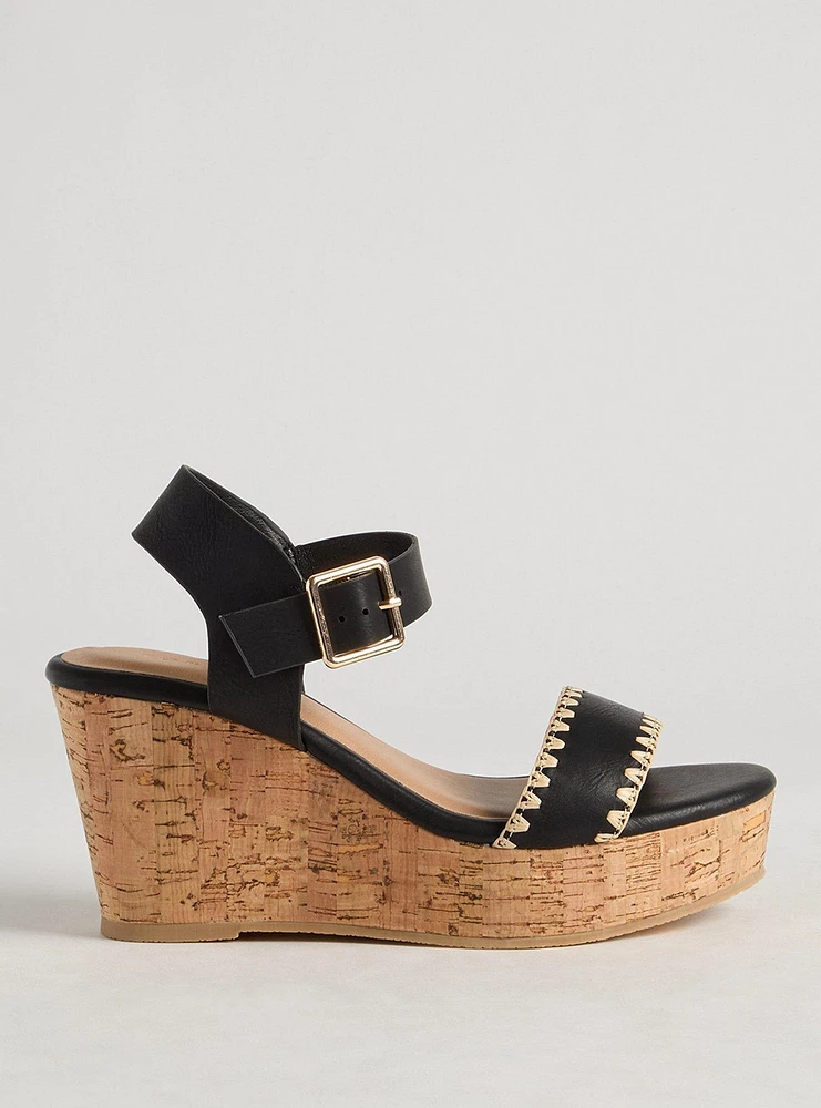 Whipstitch Wedge Sandal (WW