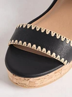 Whipstitch Wedge Sandal (WW