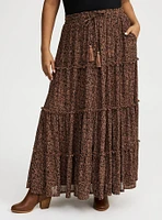 Maxi Drawstring Skirt