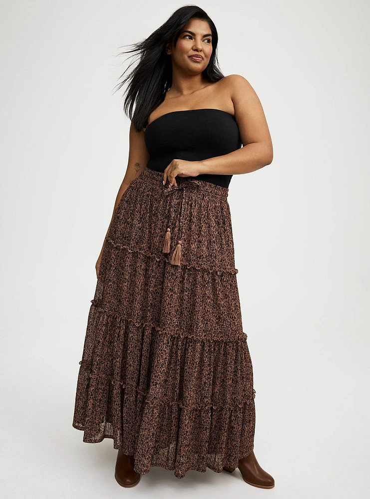 Maxi Drawstring Skirt