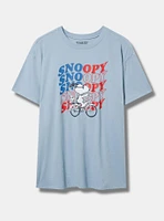Snoopy Relaxed Cotton Crew Tee