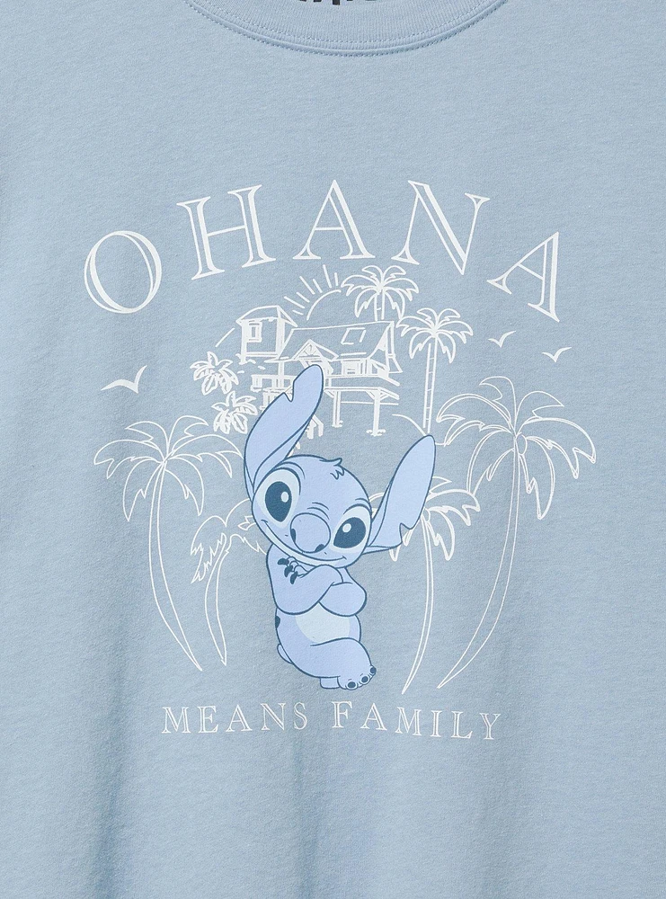 Lilo and Stitch Ohana Relaxed Cotton Crew Tee