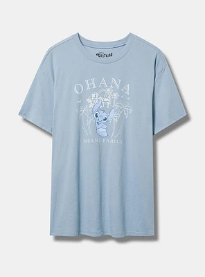 Lilo and Stitch Ohana Relaxed Cotton Crew Tee