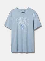Lilo and Stitch Ohana Relaxed Cotton Crew Tee