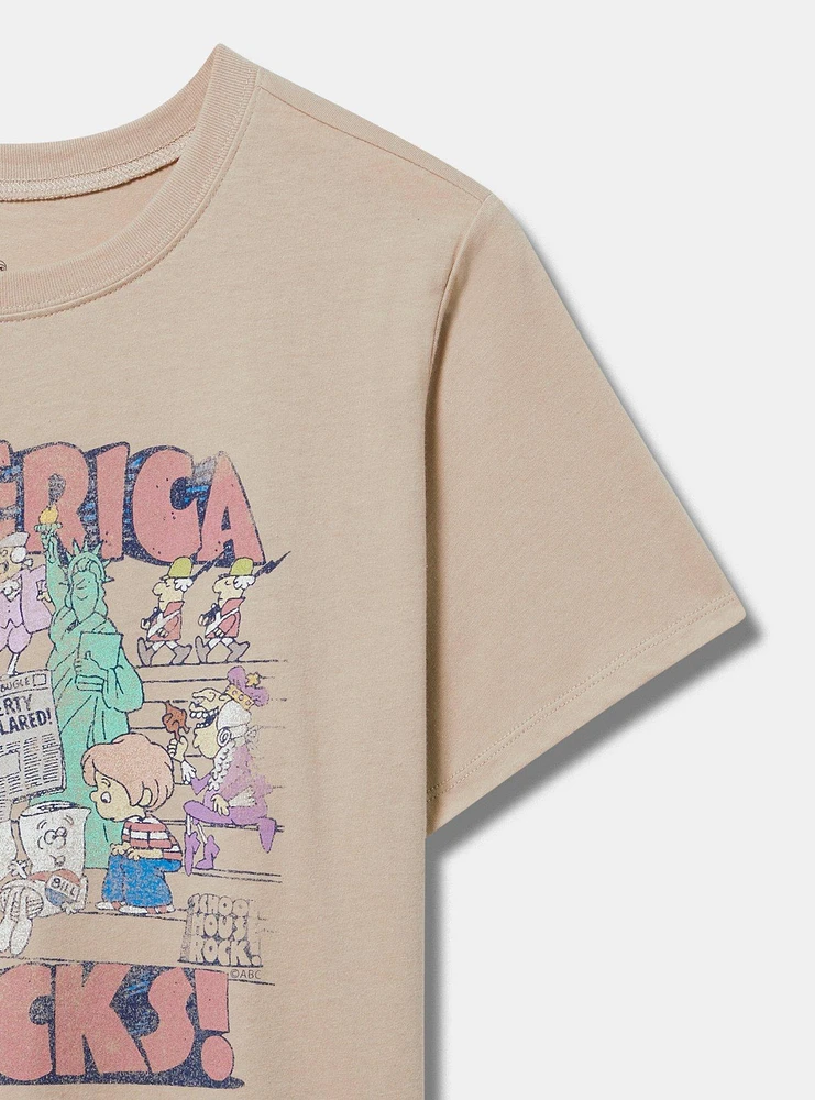 Schoolhouse Rock Classic Cotton Crew Tee