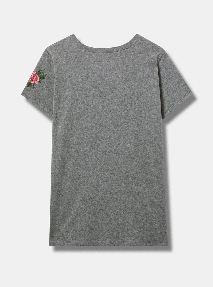 Willie Nelson Steer Skull Classic Cotton Crew Tee