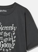 Harry Potter Solemnly Swear Oversized Cotton Crew Tee
