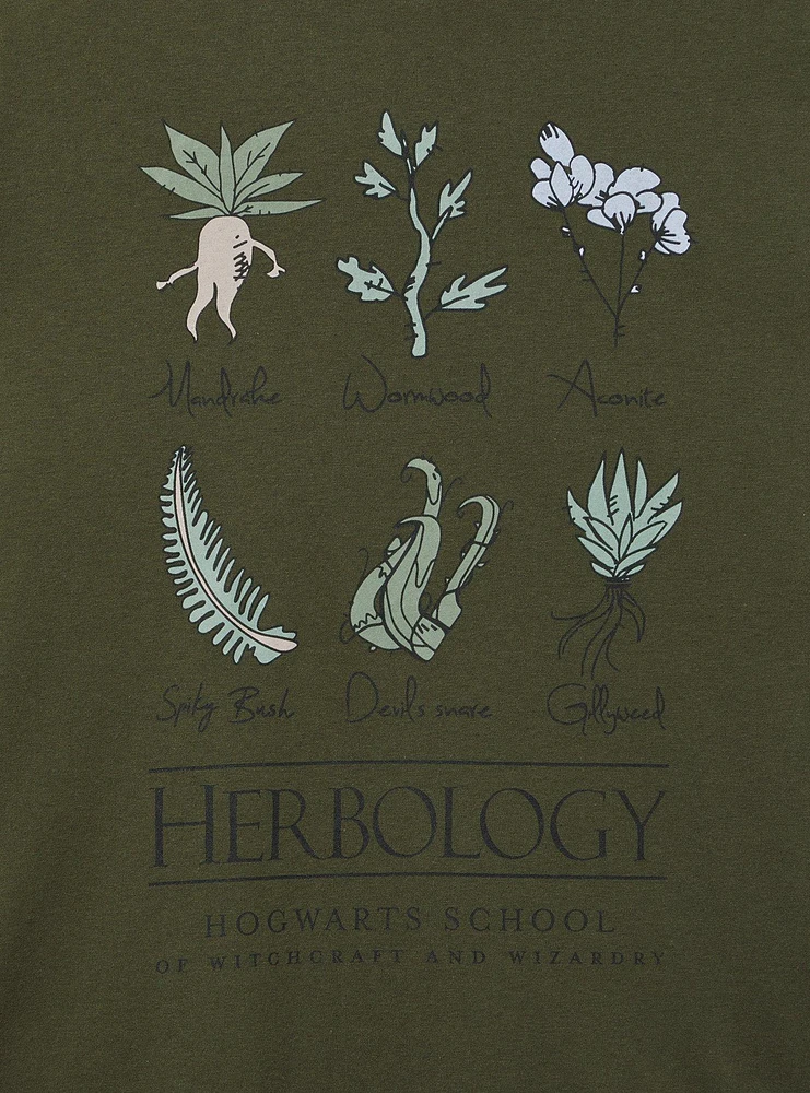 Harry Potter Herbology Classic Cotton Crew Tee
