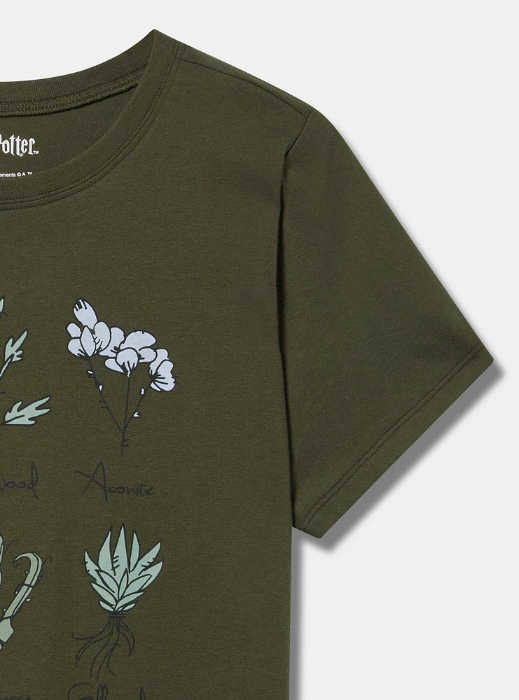 Harry Potter Herbology Classic Cotton Crew Tee