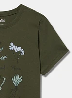 Harry Potter Herbology Classic Cotton Crew Tee