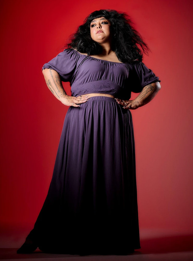 Nightfall Side Slit Maxi Skirt