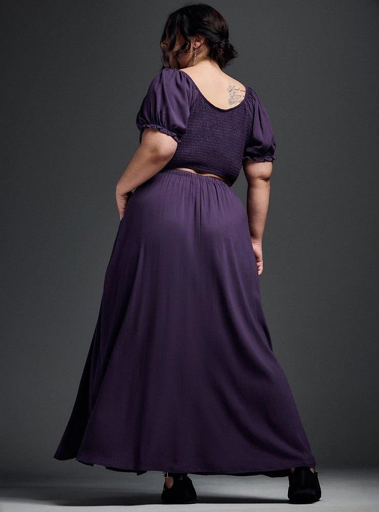 Nightfall Side Slit Maxi Skirt