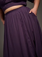 Nightfall Side Slit Maxi Skirt