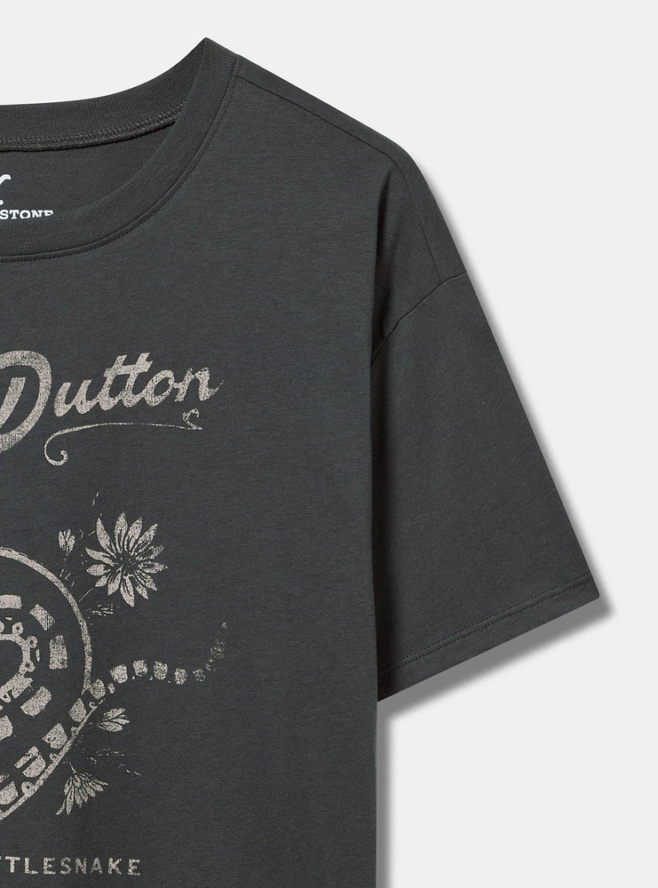 Yellowstone Beth Dutton Relaxed Cotton Crew Tee