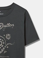 Yellowstone Beth Dutton Relaxed Cotton Crew Tee