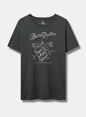 Yellowstone Beth Dutton Relaxed Cotton Crew Tee