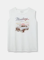 Ford Mustang Cotton Roll Sleeve Tank