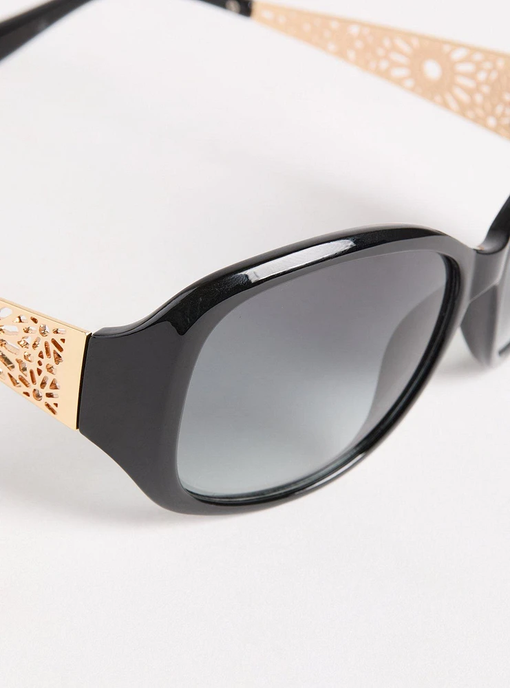 Square Filigree Sunglasses