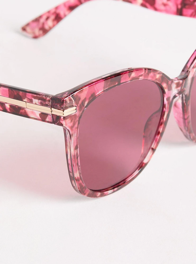 Square Ombre Lens Sunglasses
