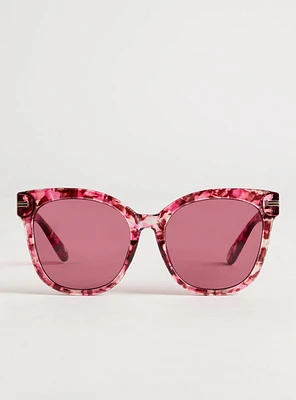 Square Ombre Lens Sunglasses