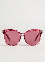 Square Ombre Lens Sunglasses