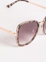 Rounded Cateye Sunglasses