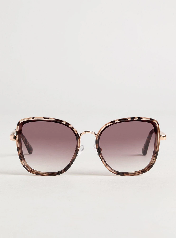 Rounded Cateye Sunglasses