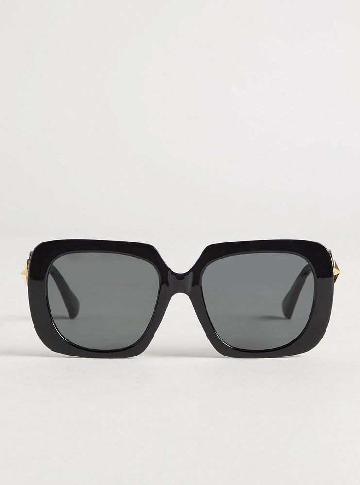 Star Square Lens Sunglasses