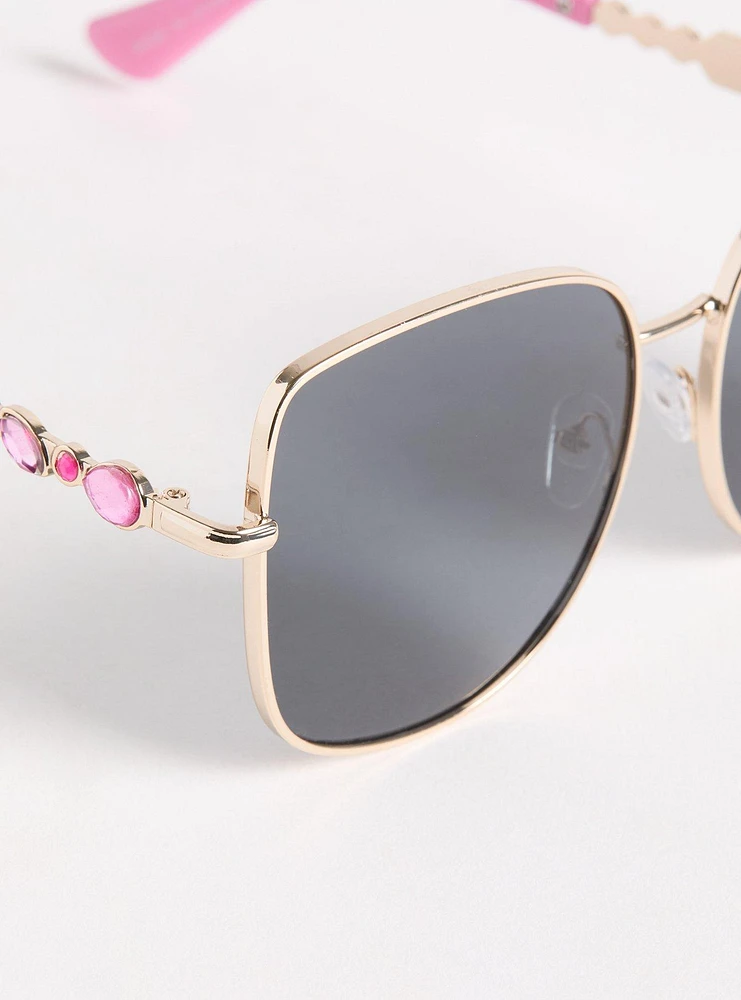 Bejeweled Cateye Sunglasses